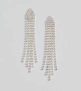 Elegant Addition Rhinestone Chandelier Earrings