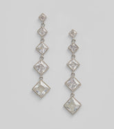Elegant Era Rhinestone Duster Earrings