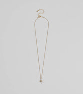 Burst With Beauty Rhinestone Star Necklace
