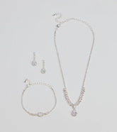 Decadent Radiance Rhinestone Jewelry Set