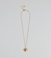 Cross My Heart Pendant Necklace
