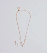 Enchant Me Necklace And Earrings Set