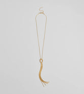 Boho Feels Metal Tassel Necklace