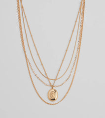 Layered Sleekness Pendant Necklace